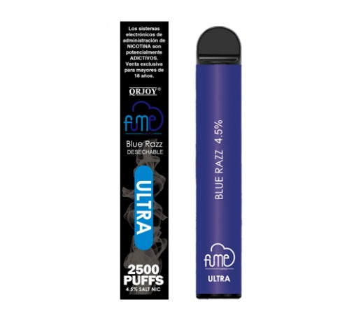 Vape Fume Ultra 2500 Puff 4.5% Nicotina - Blue Razz